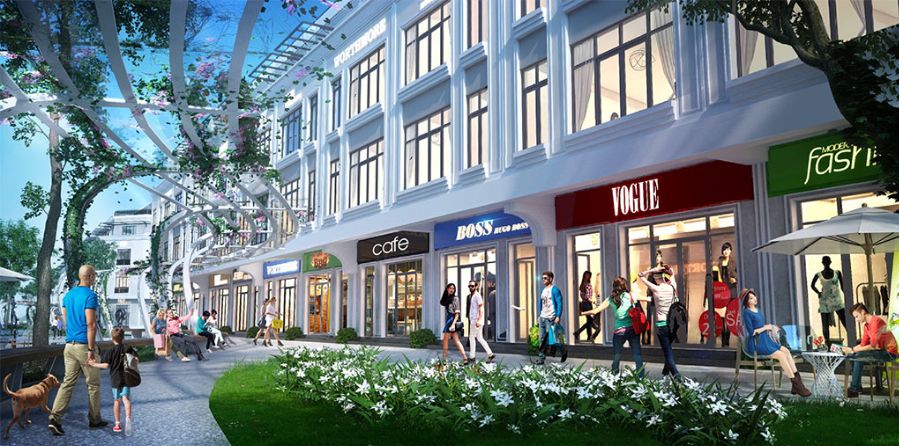 Cho thuê shophouse Eurowindow Sport Garden – Hướng Đông Bắc, view thoáng, kinh doanh kết hợp ở